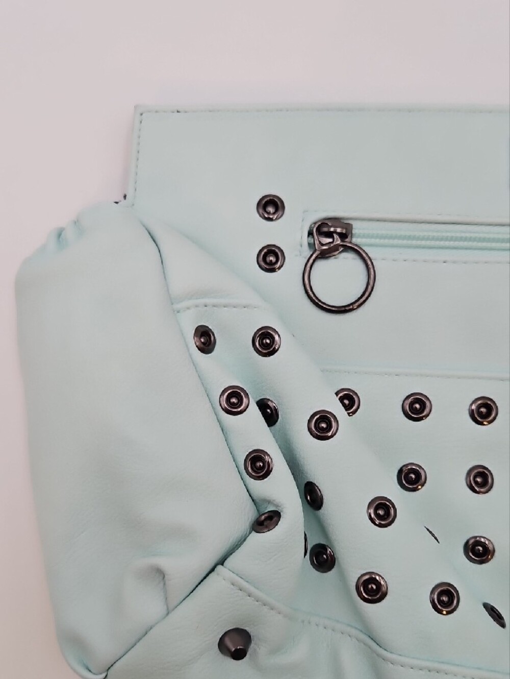 Miche Luxe Mint Shell with Black Eyelet Accents New Prima Strap - Picture 3 of 13